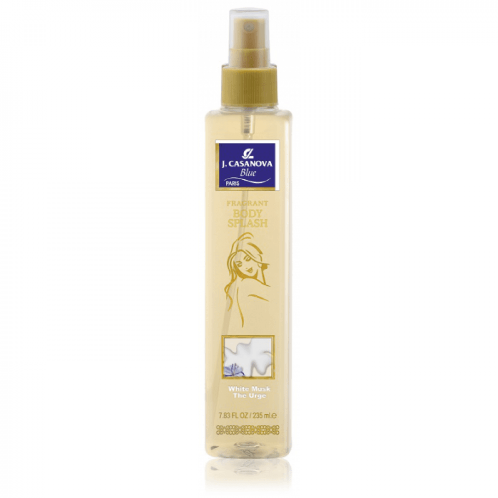 بخاخ معطر للجسم برائحة المسك الابيض من ج.كازانوفا - 235 مل