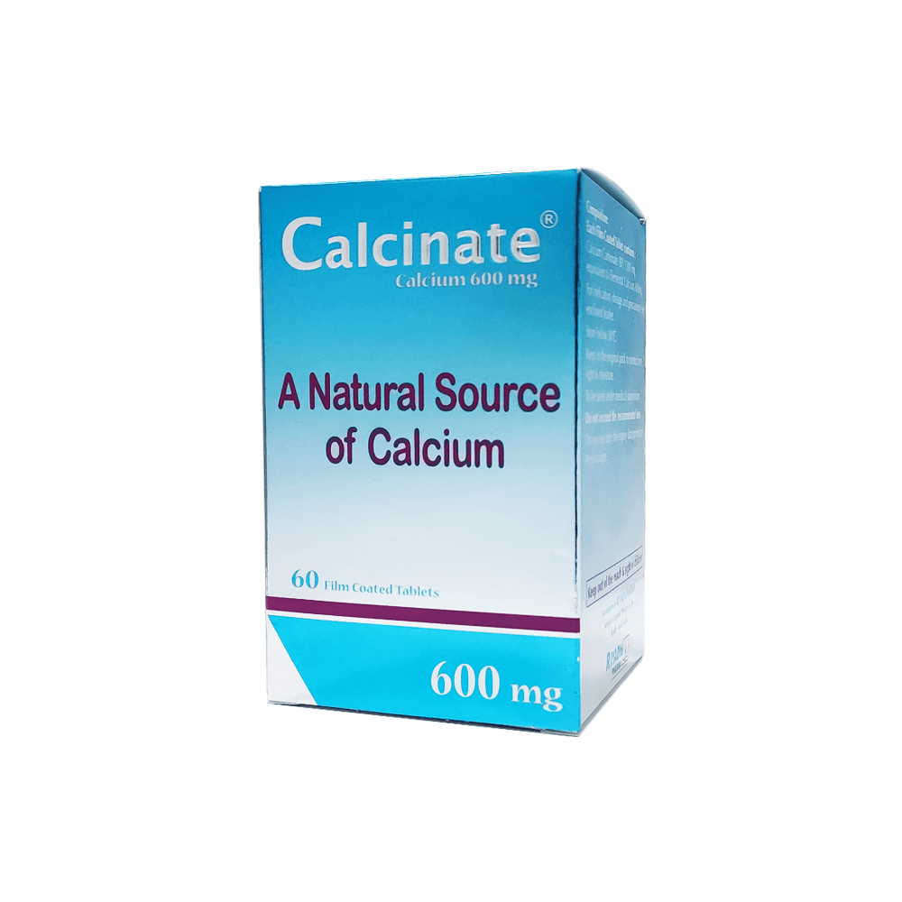 Calcinate 600mg Tablet 60