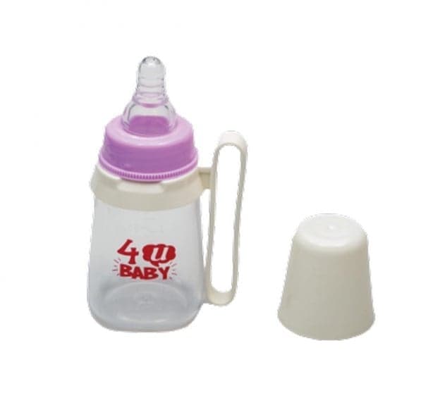 4U Baby Plastic 120ml - Feeding Bottle with Handle