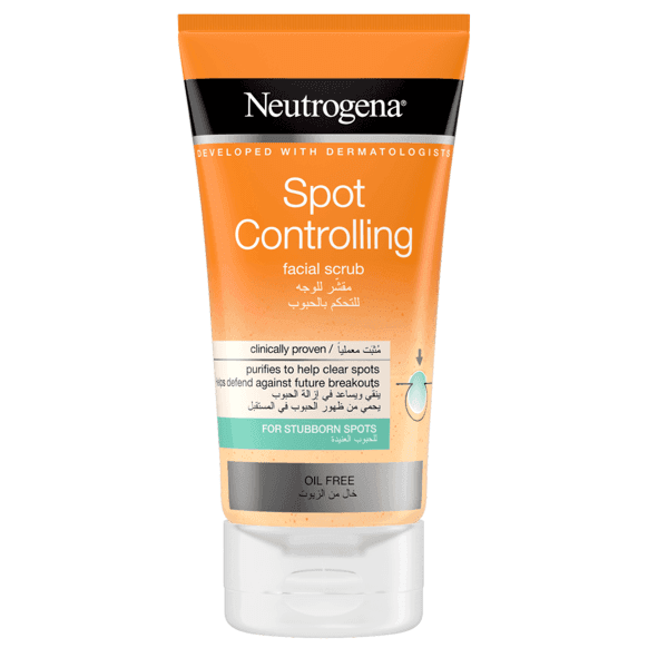 نيتروجينا مقشر الوجه الشفاف للتحكم بالحبوب 150ml