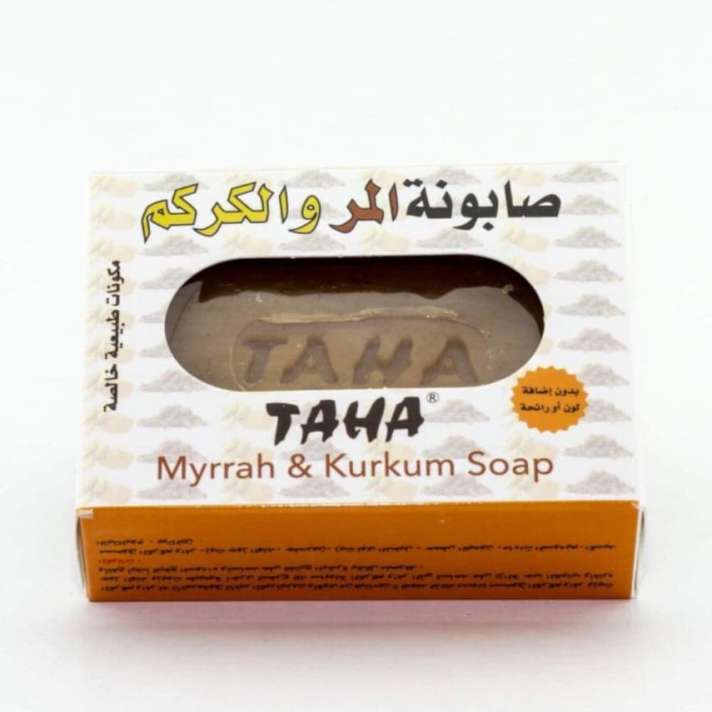 طه TAHA صابونة المر والكركم الطبيعي 125g