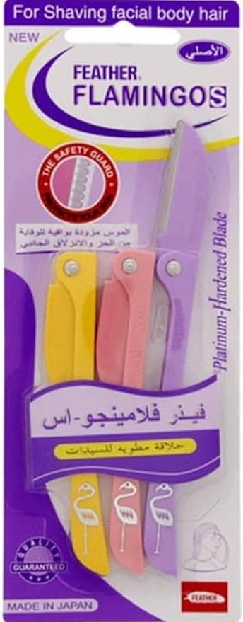 فلامينغو للوجه والجسم - 3 شفرات حلاقة