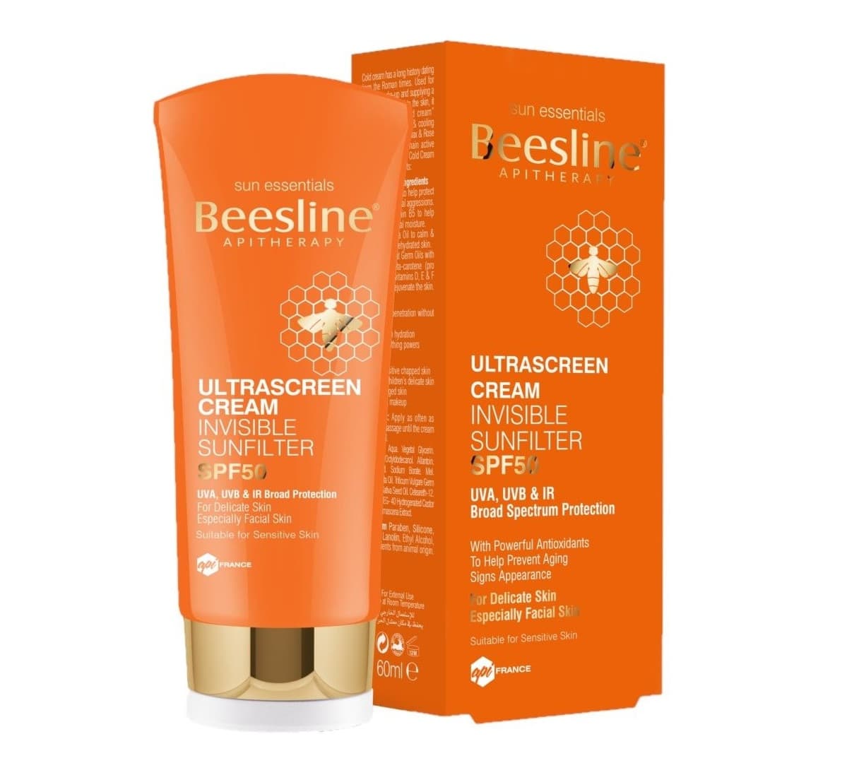 Beesline Ultrascreen SPF50+ 60ml - Cream