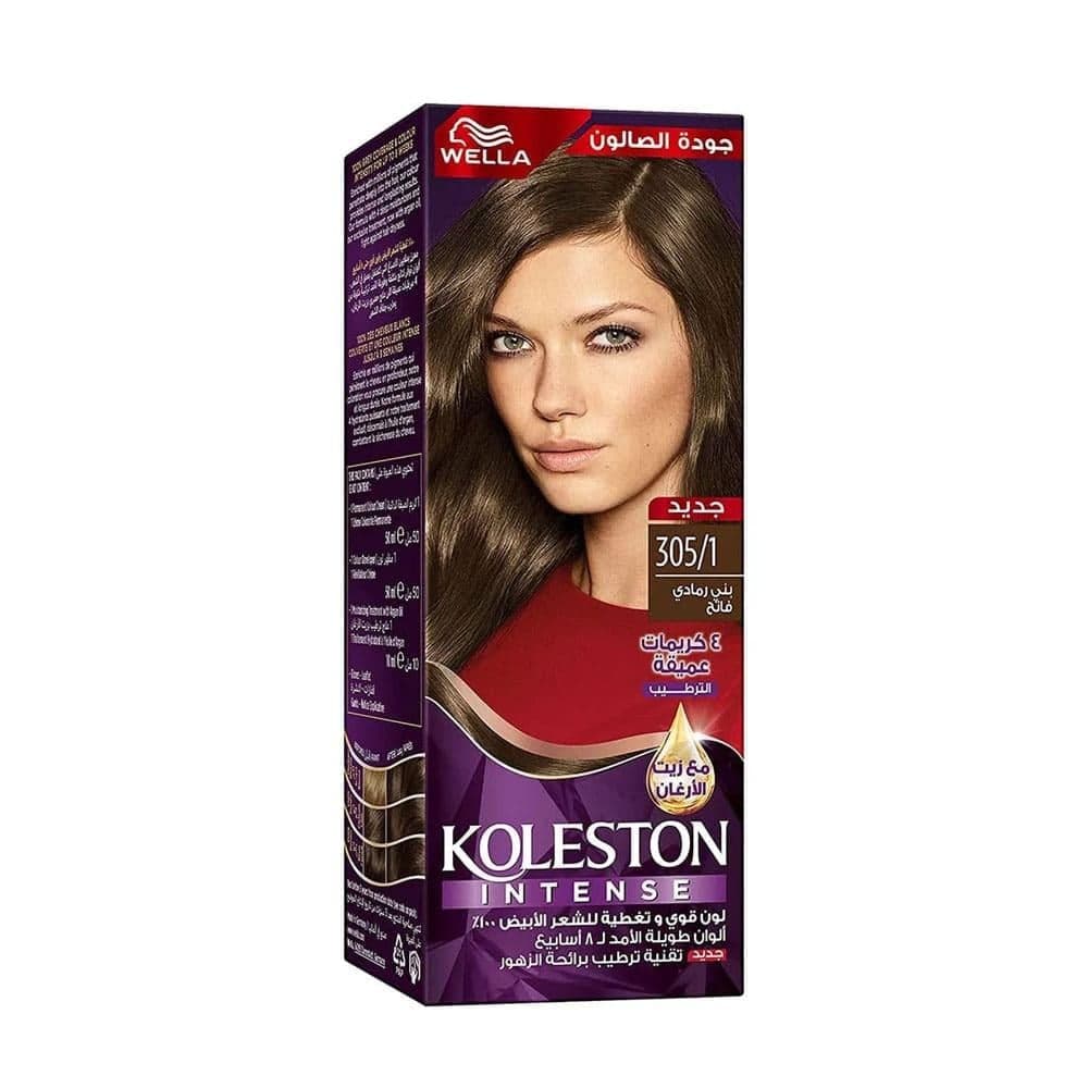 Koleston 2000 Maxi 305-1 Light Ash Brown - Hair Colour