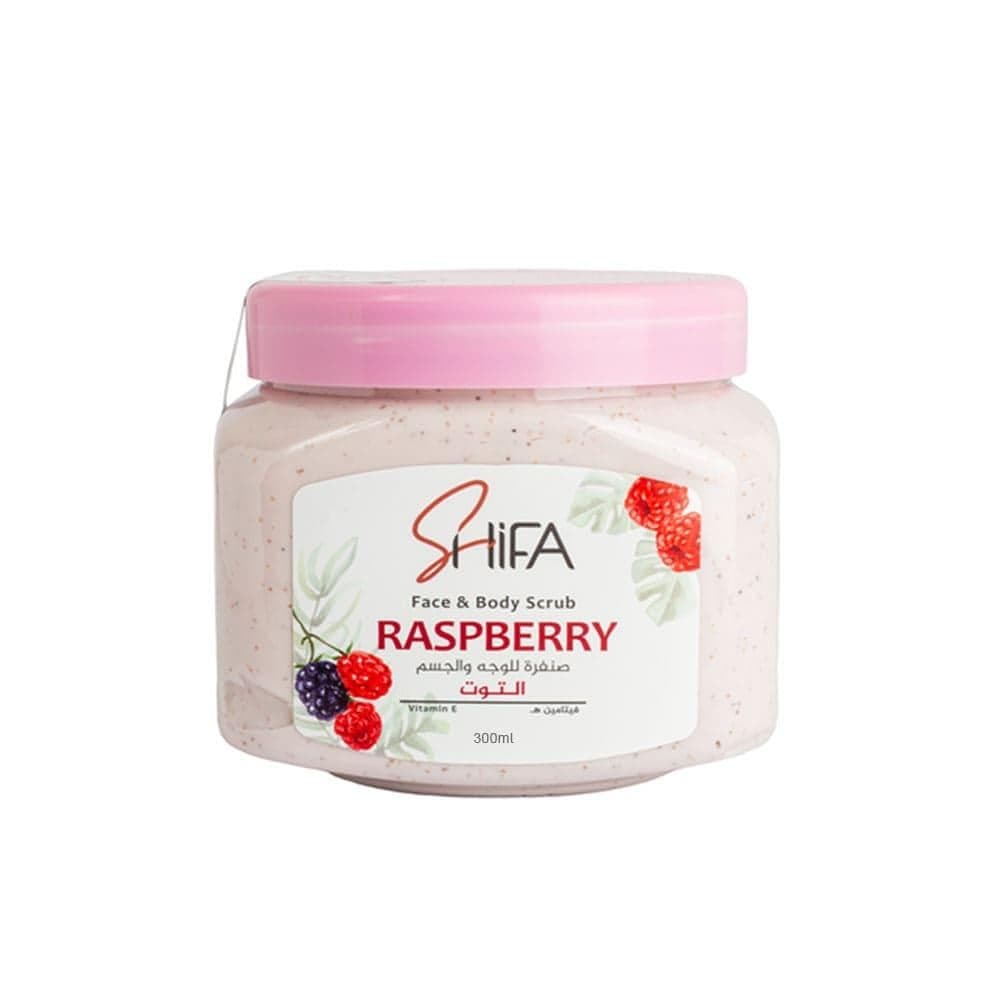 Shifa Face and Body Scrub with Raspberry Extract 300ml