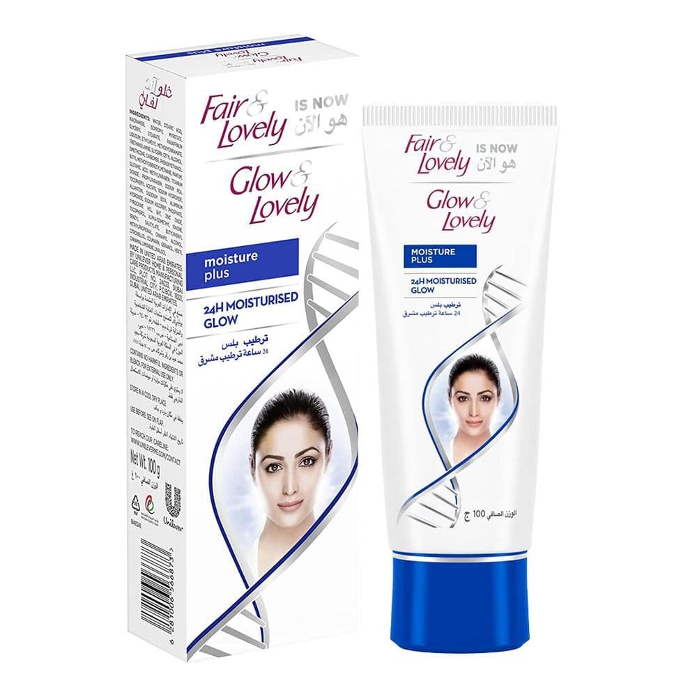 Glow and Lovely Moisture Plus 100g - Cream