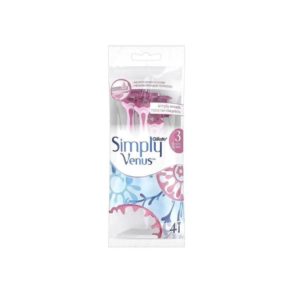 Gillette Simply Venus 3 Pink - 4 Razor
