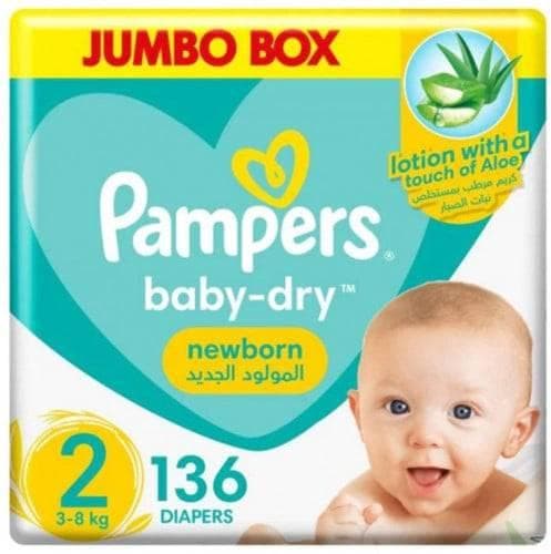Pampers Mega Box size 2 136