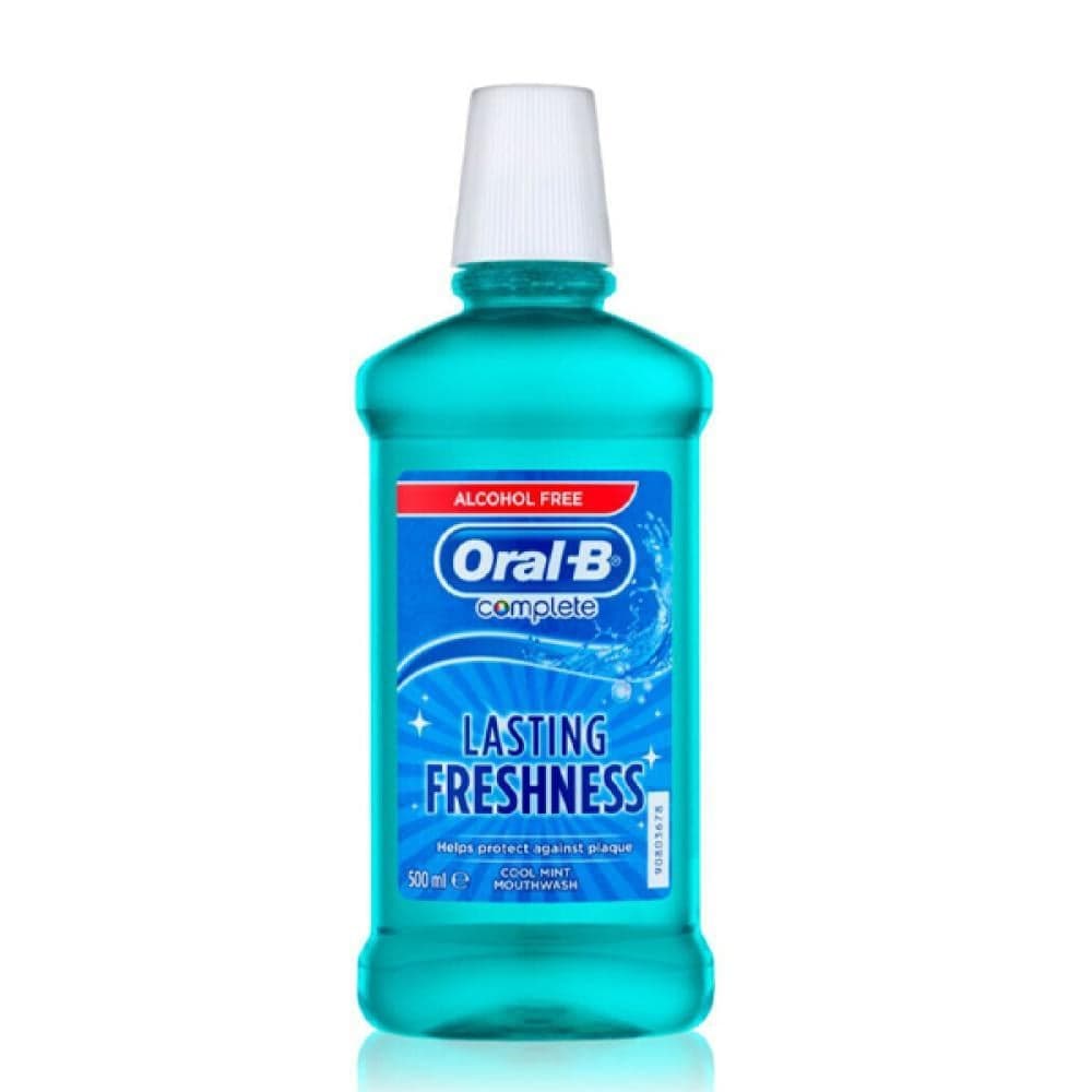 ORAL B LASTING FRESHNESS MOUTHWASH 500ml