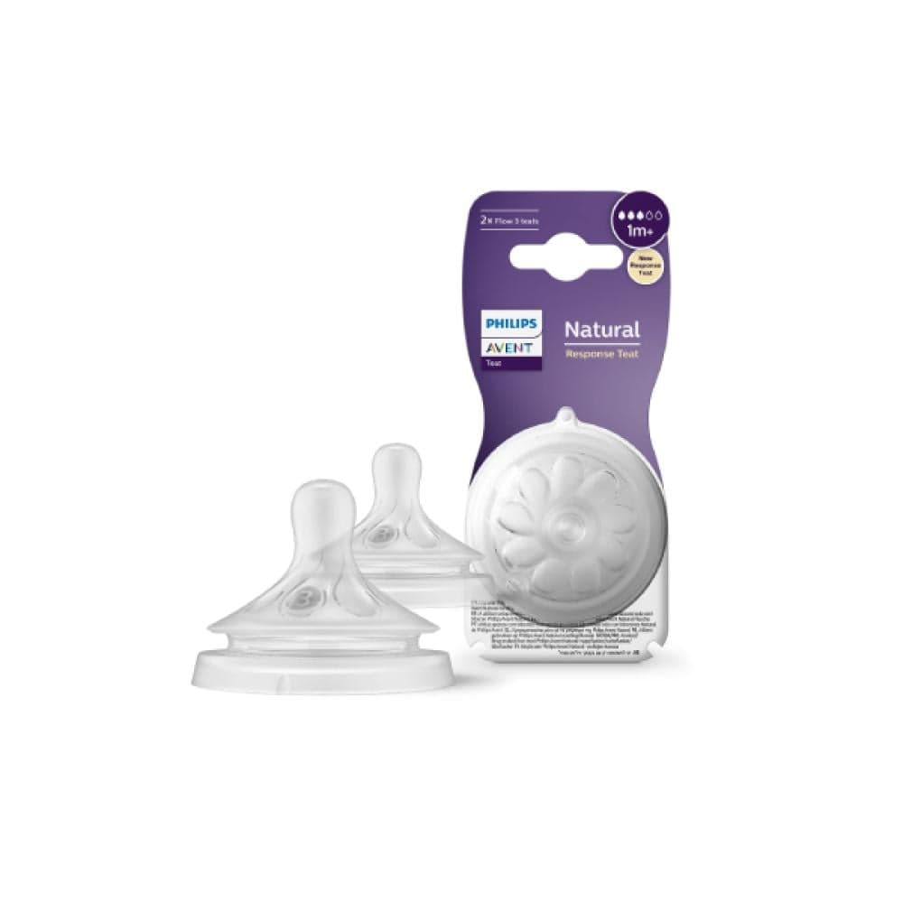 Philips Avent Natural Nipple 3M+ (2 pcs)