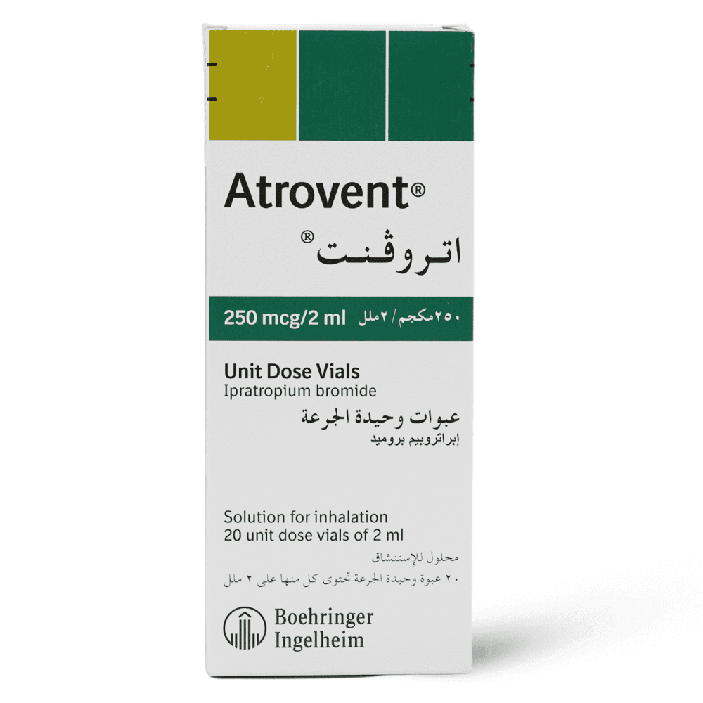 Atrovent 250mcg/2ml UDV Solution For Inhalation 20X2ml