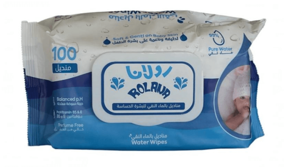 water wipes rolana 100 wipes