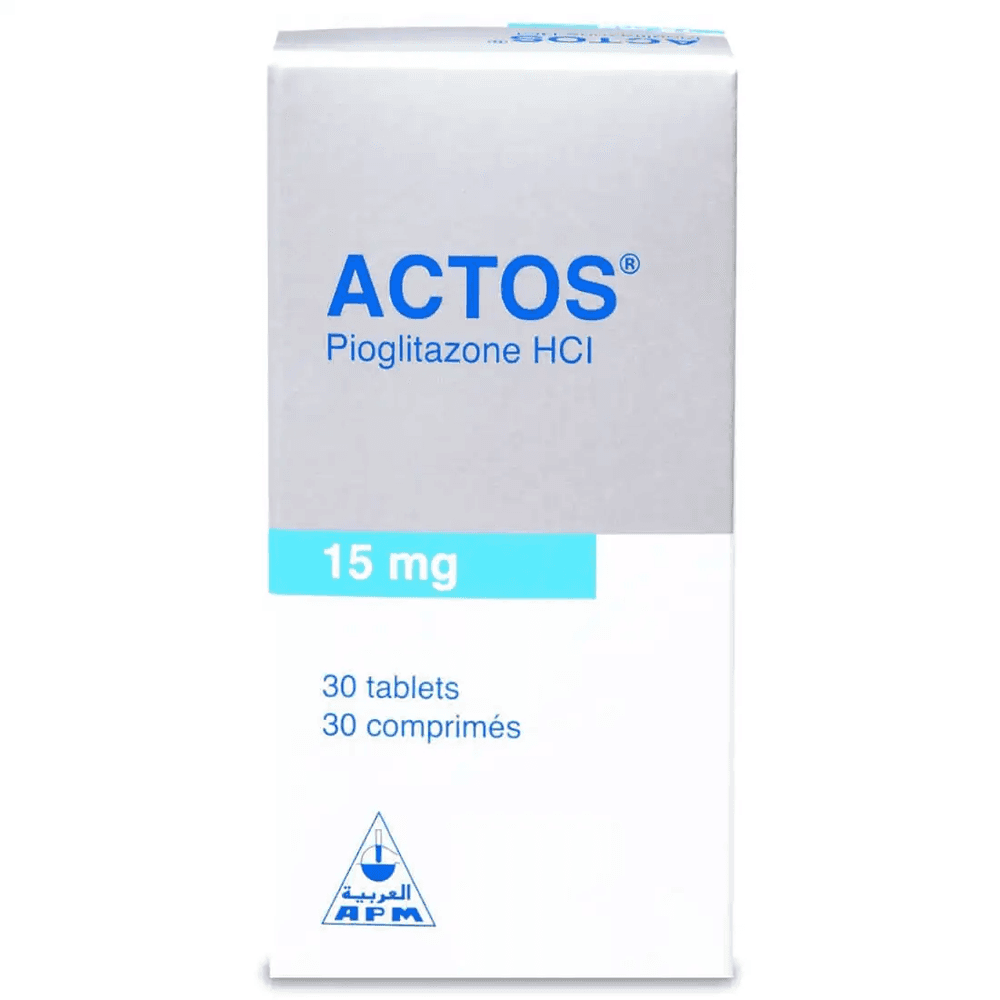 Actos 15mg Tablet-30