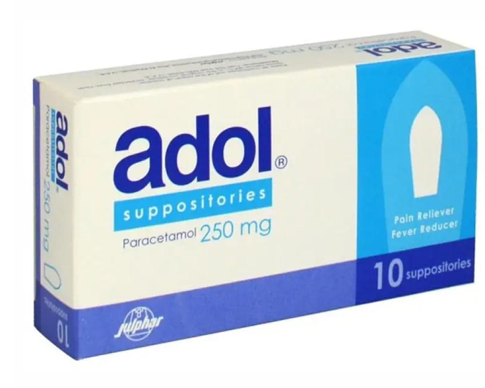 Adol 250 Mg Rectal Suuppositories -