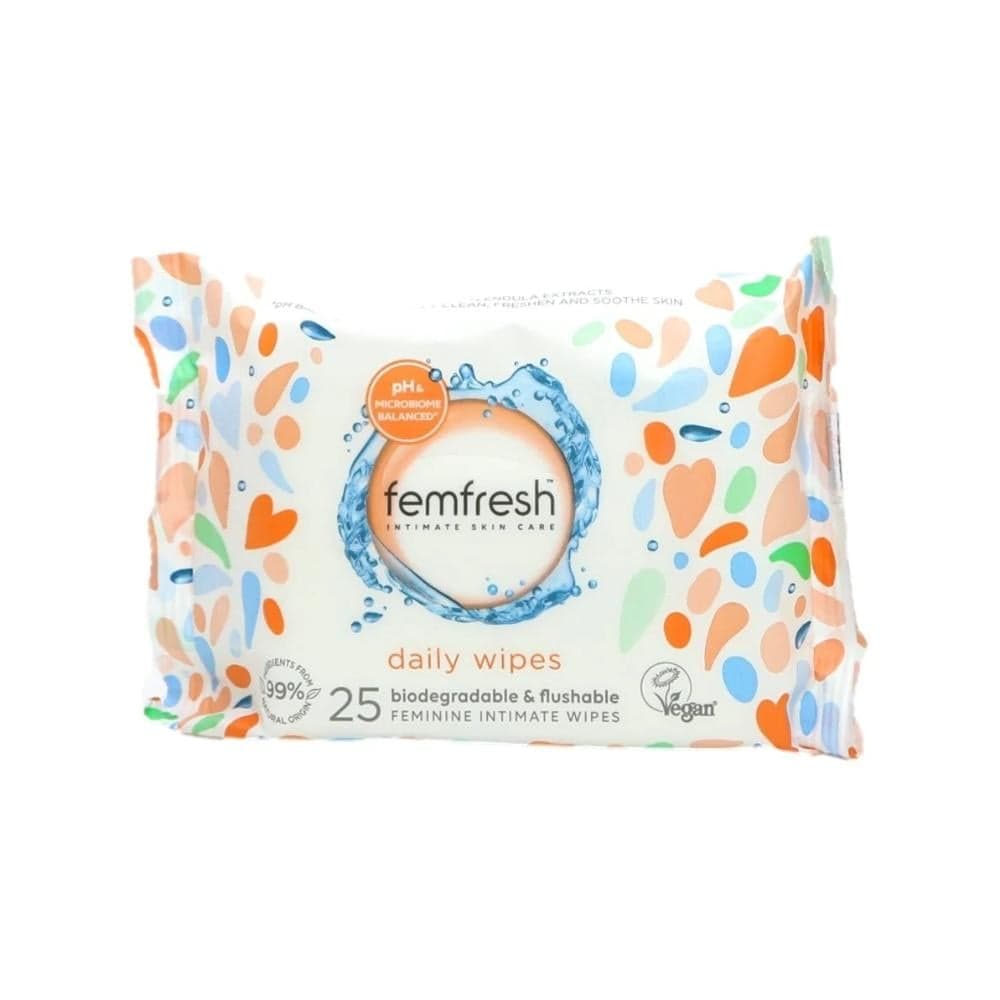 FEMFRESH FRESHENING & SOOTHING / 25 WIPES