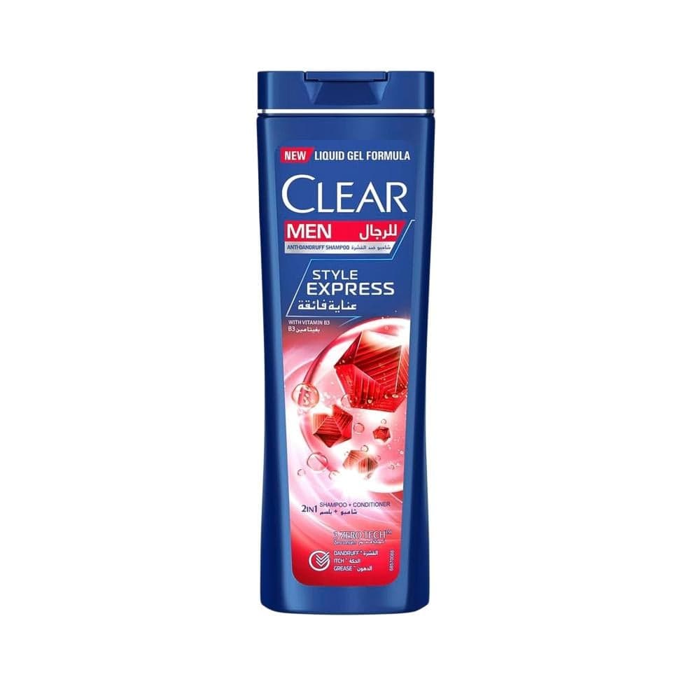 Clear Men Anti-Dandruff Shampoo Extra Care 2 in 1 Shampoo + Conditioner - 190ml