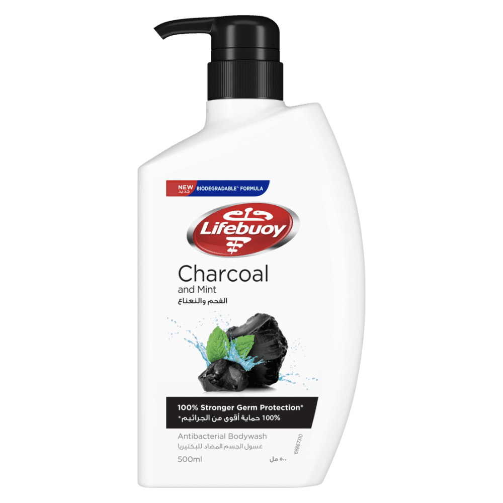Lifebuoy Charcoal and Mint 500ml - Body Wash