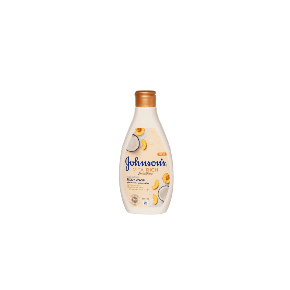 Johnsons Vita-Rich Yogurt Peach and Coconut 250ml - Body Wash