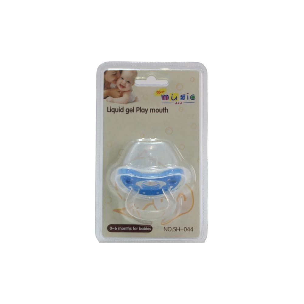 MUSIC SILICON PACIFIER WITH COVER 0-6 MONTH