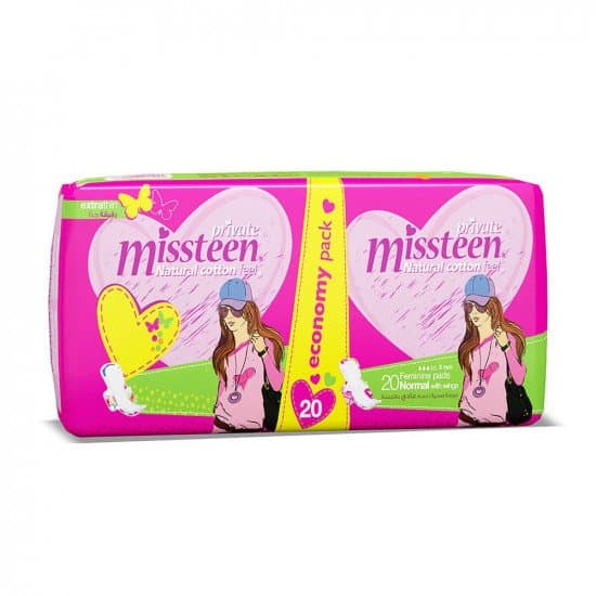 PRIVATE MISSTEEN NORMAL WINGS / 20 PADS