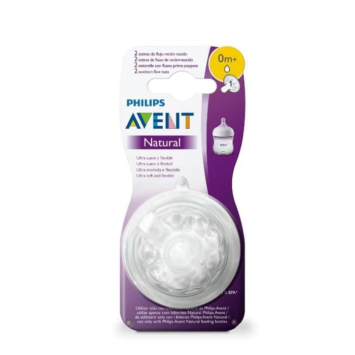 Philips Avent Newborn Teat 0M+ (2 pcs)