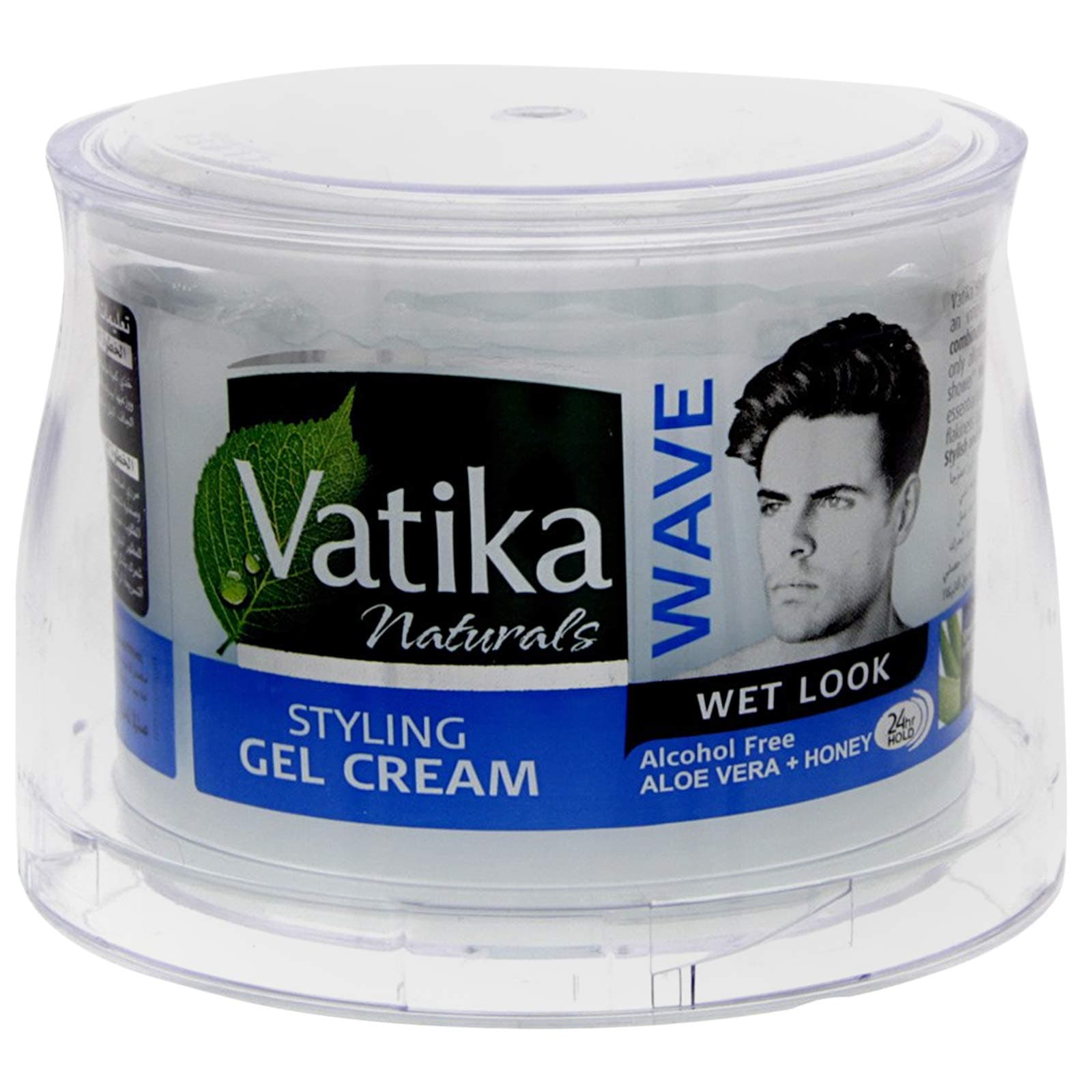 Vatika Wave Wet Look Gel Creamفاتيكا جل مع كريم الشعر 250 مل المظهرالمبلل مموج