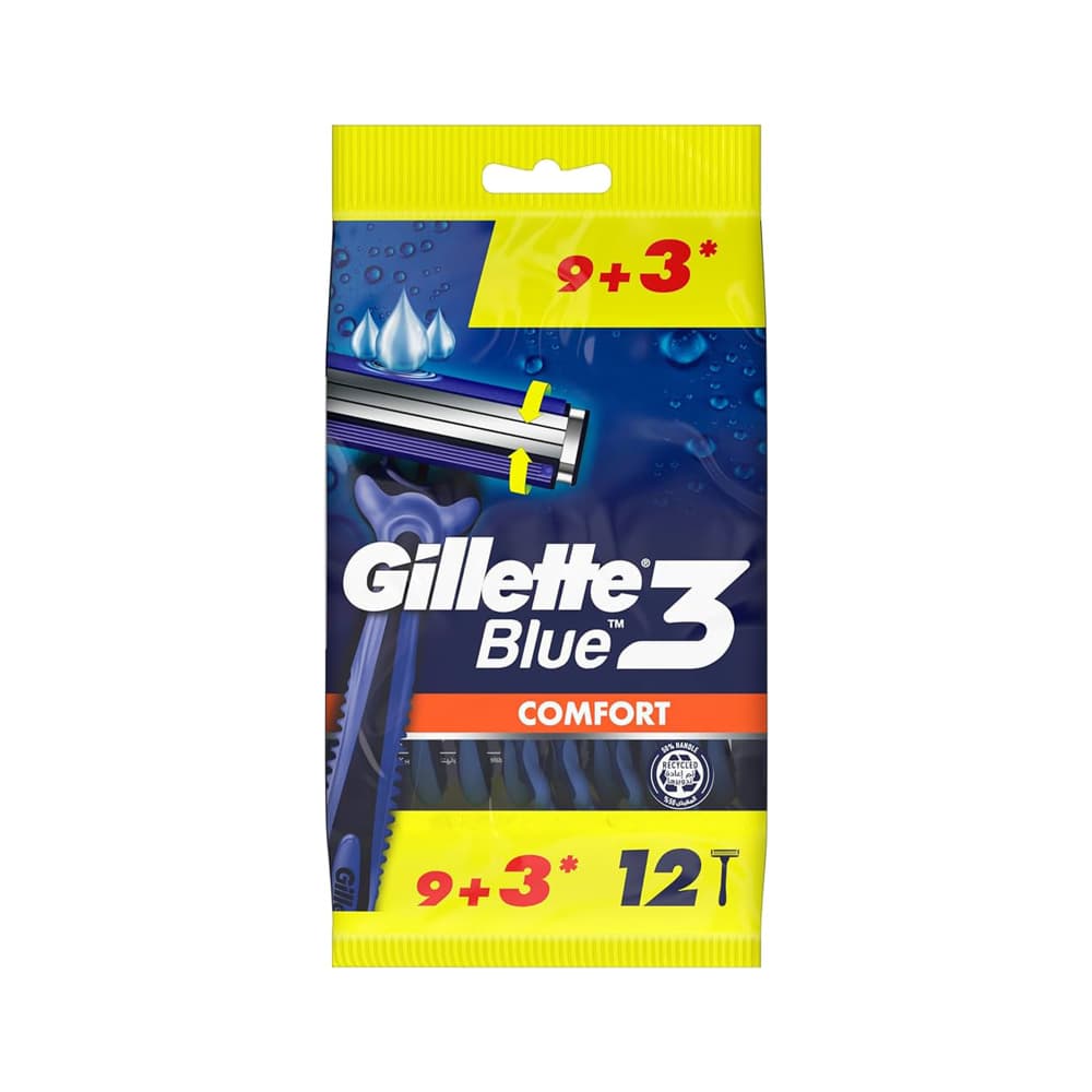 Gillette Blue 3 Comfort Champions - 12 Razor