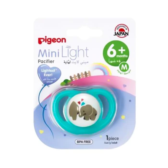 Pigeon Baby Pacifier, Medium Size, 6 Months and Up - 1 Piece