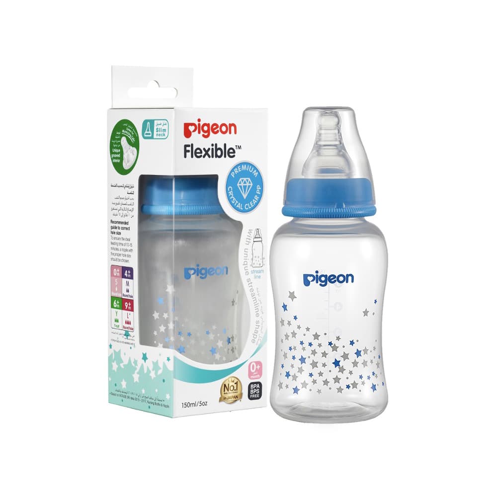 Pigeon 150ml Flexible Star-Shaped Plastic Bottle