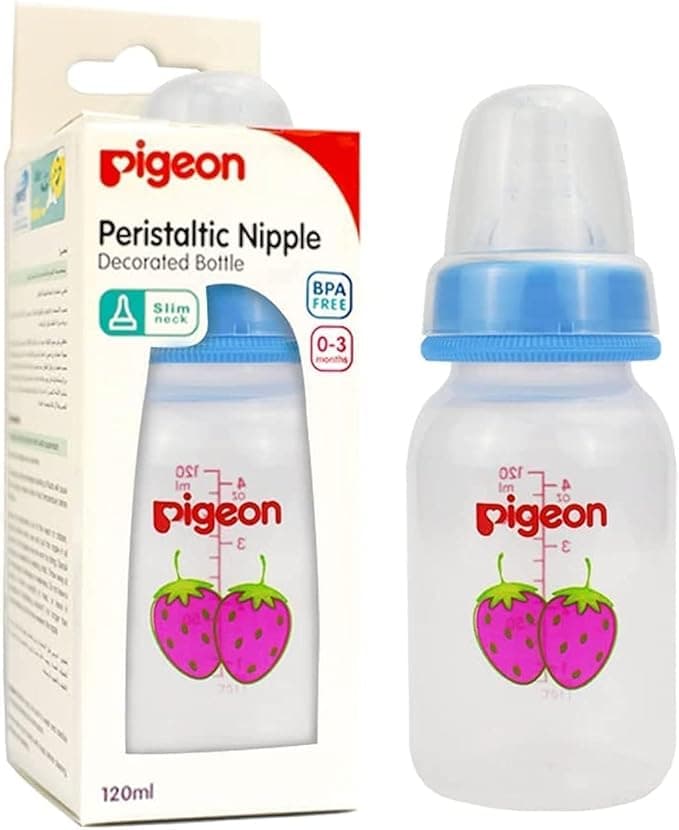 Pigeon Decorated Fruit 120ml - Feeding Bottle