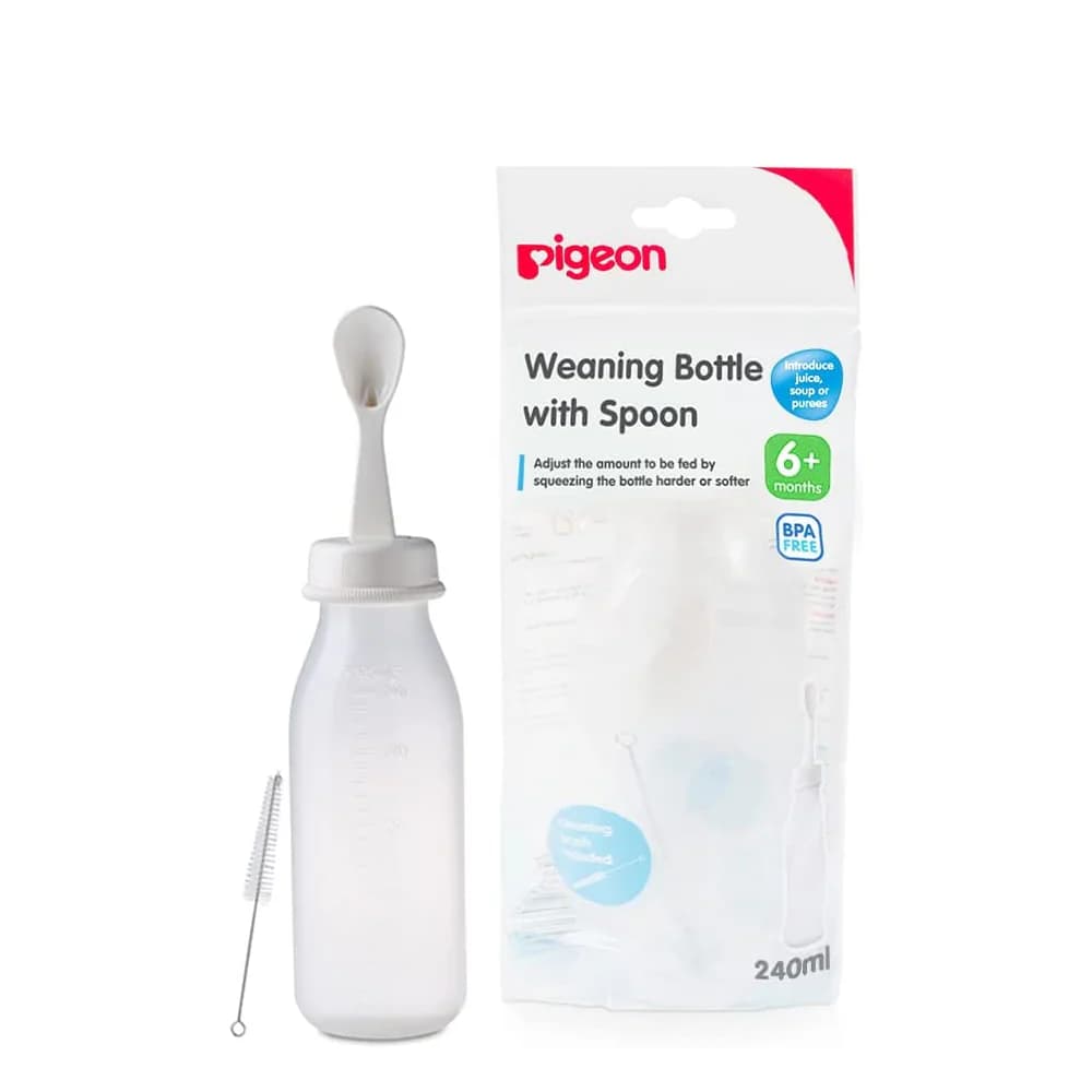 PGN D329 With Spoon Plastic 240ml - Feeding Bottle