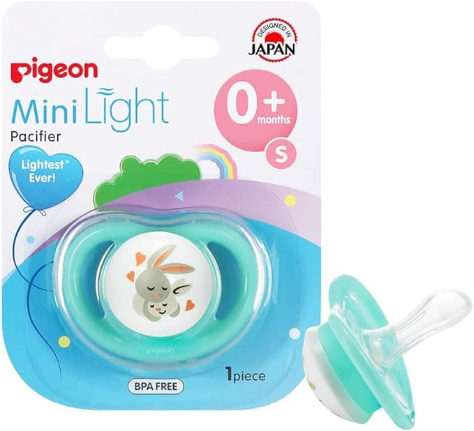 Pigeon Minilite Lightweight Soft Silicone Pacifier Size (S) 1 Piece