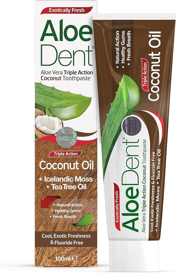 Aloe Dent Triple Action Coconut Oil Toothpaste (100ml)