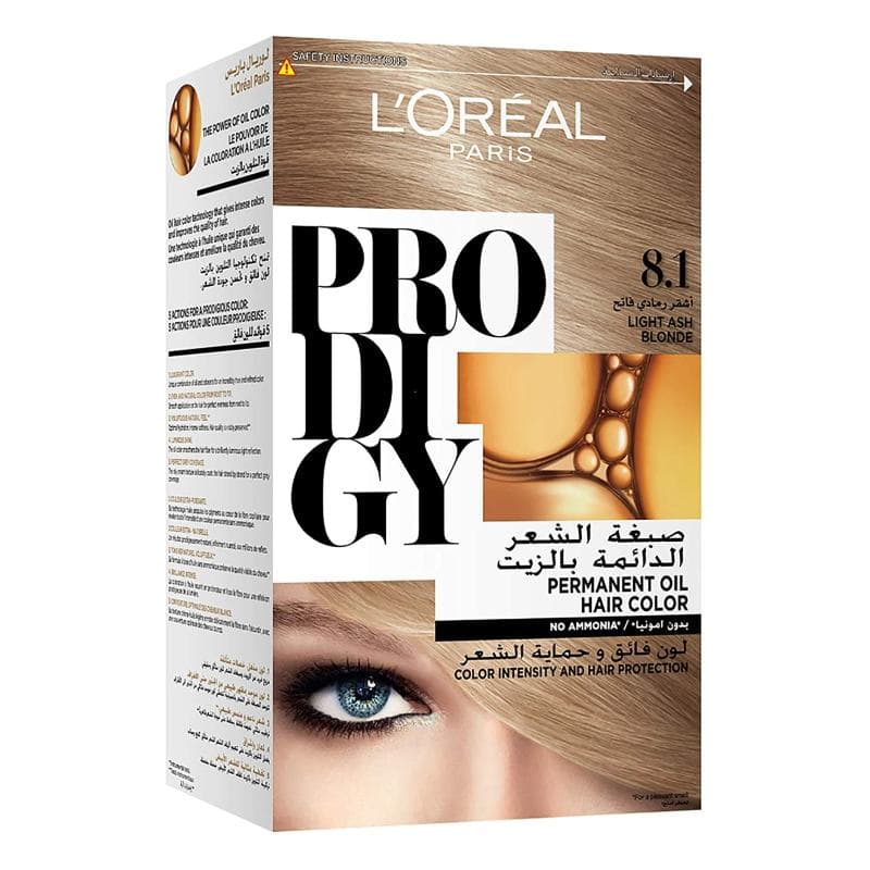 Loreal Prodigy 8.1 Light Ash Blonde - Hair Colour