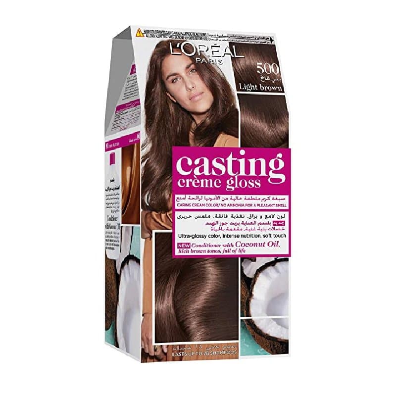 Loreal Casting Crème Gloss 500 Light Brown - Hair Colour