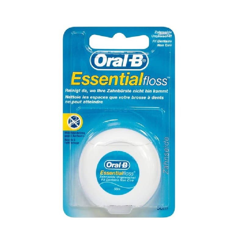 Oral-B Essential Unwaxed 50m - Dental Floss
