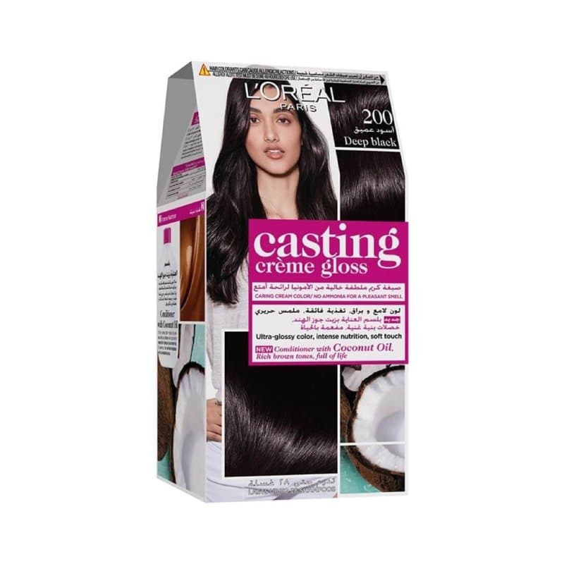 Loreal Casting Crème Gloss 200 Ebony Black - Hair Colour
