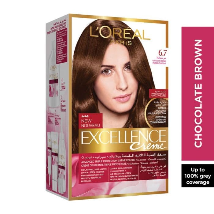 Loreal Excellence 6.7 Chocolate Brown - Hair Colour