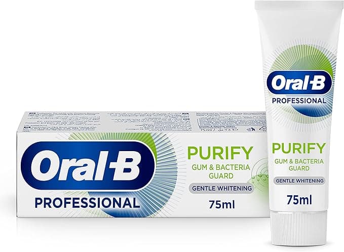Oral-B Professional Gentle Whitening Toothpaste, Mint Flavor, 75ml