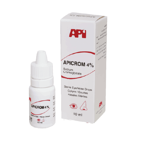 Apicrom 4% Eye Drops -10ml