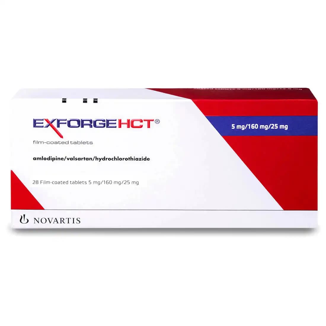 Exforge Hct 5mg/160mg/25mg Film Coated Tablet-28